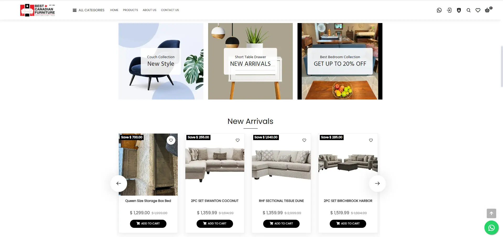 E-commerce Template Preview