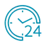 24/7 Support Icon